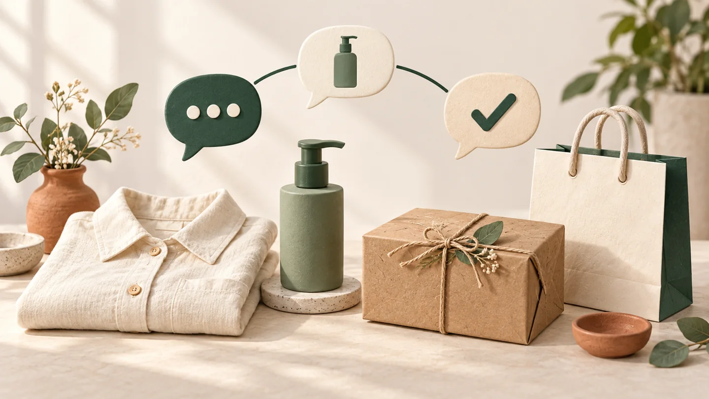 Minh họa trợ lý AI kết nối tin nhắn với sản phẩm và đơn hàng của shop